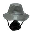 Big Brimmed Western Cowboy Cap PU Leather Sun Protection Hat Casual Fisherman Hat  Travel