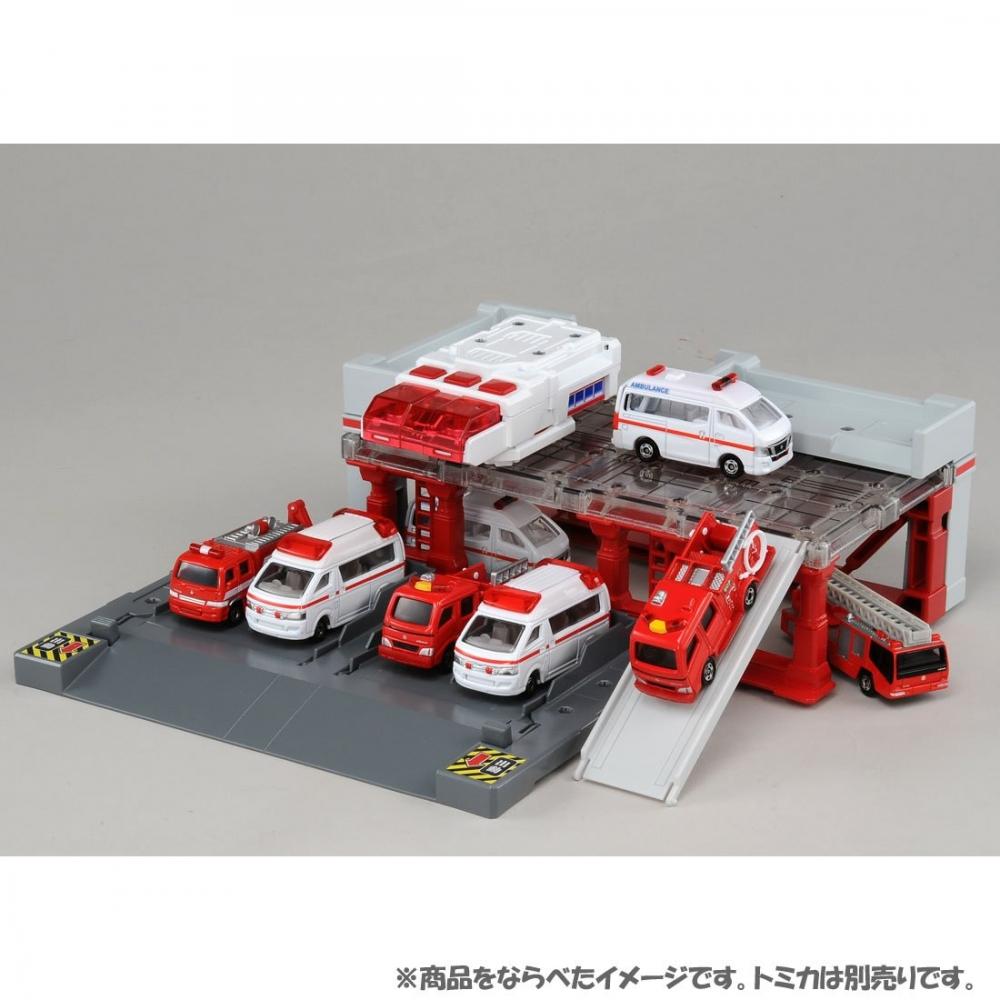 Tomica Tomica Town Build City Sound Light Fire Station