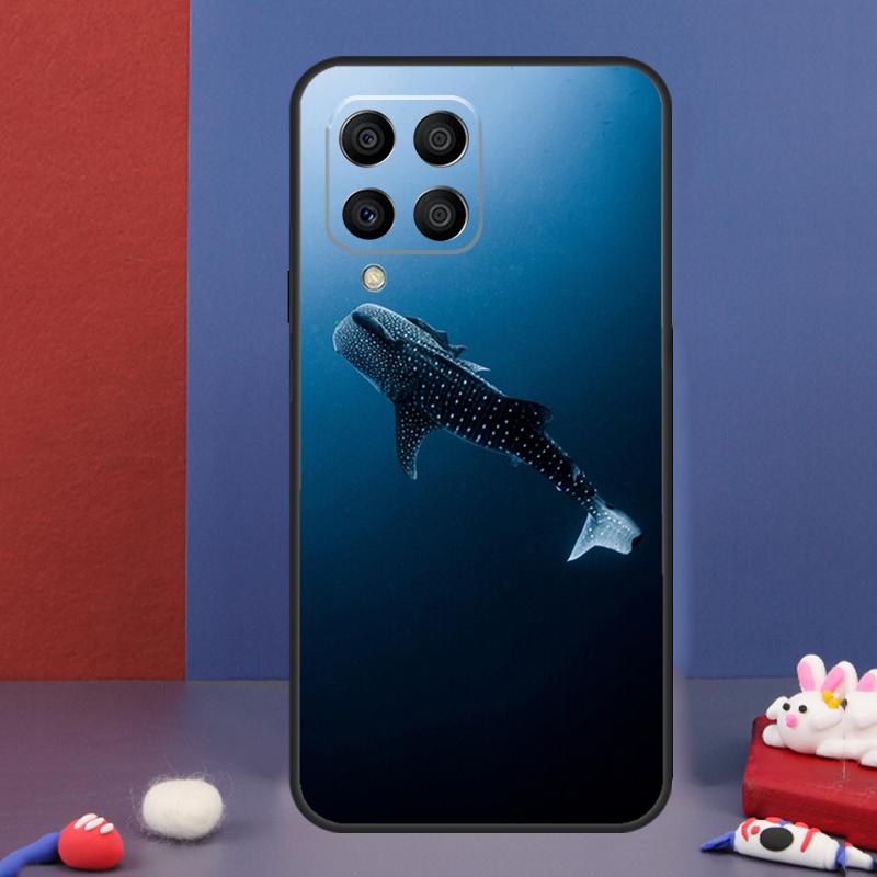 Чехол-рыбка с китовыми акулами для Samsung Galaxy M54 M34 M14 M21 M31 M51 M12 M32 M52 M13 M23 M33 M53 M20 M30s