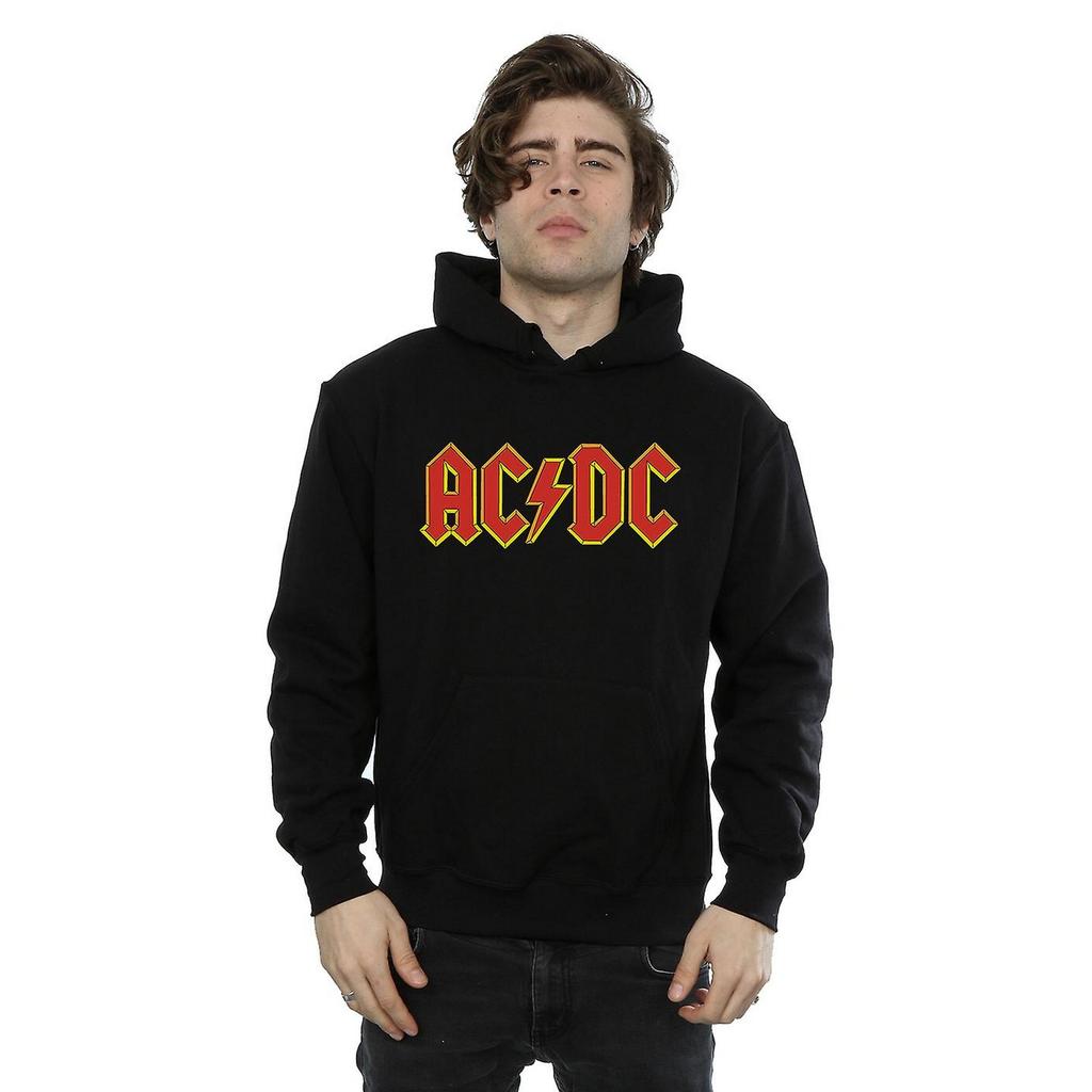 AC/DC Mens Logo Cotton Hoodie