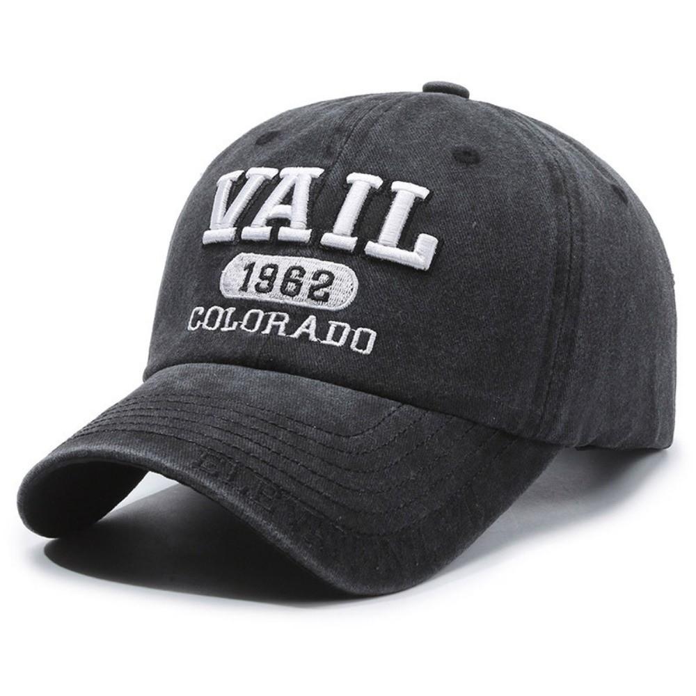 Colorado 1962 VAIL Embroidered Baseball Cap Washed Cotton Sun Hat For Man Women Unisex