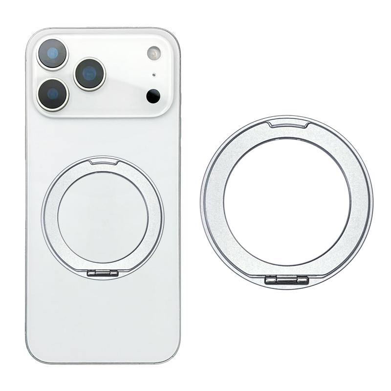 Magnetic Ring Holder Stand for Magsafe Iphone 17 Pro Max 17E 16E 16 Plus 15 14 13 12 11 Xs Mag Safe 360 Degree Rotating Bracket Phone Case Accessories