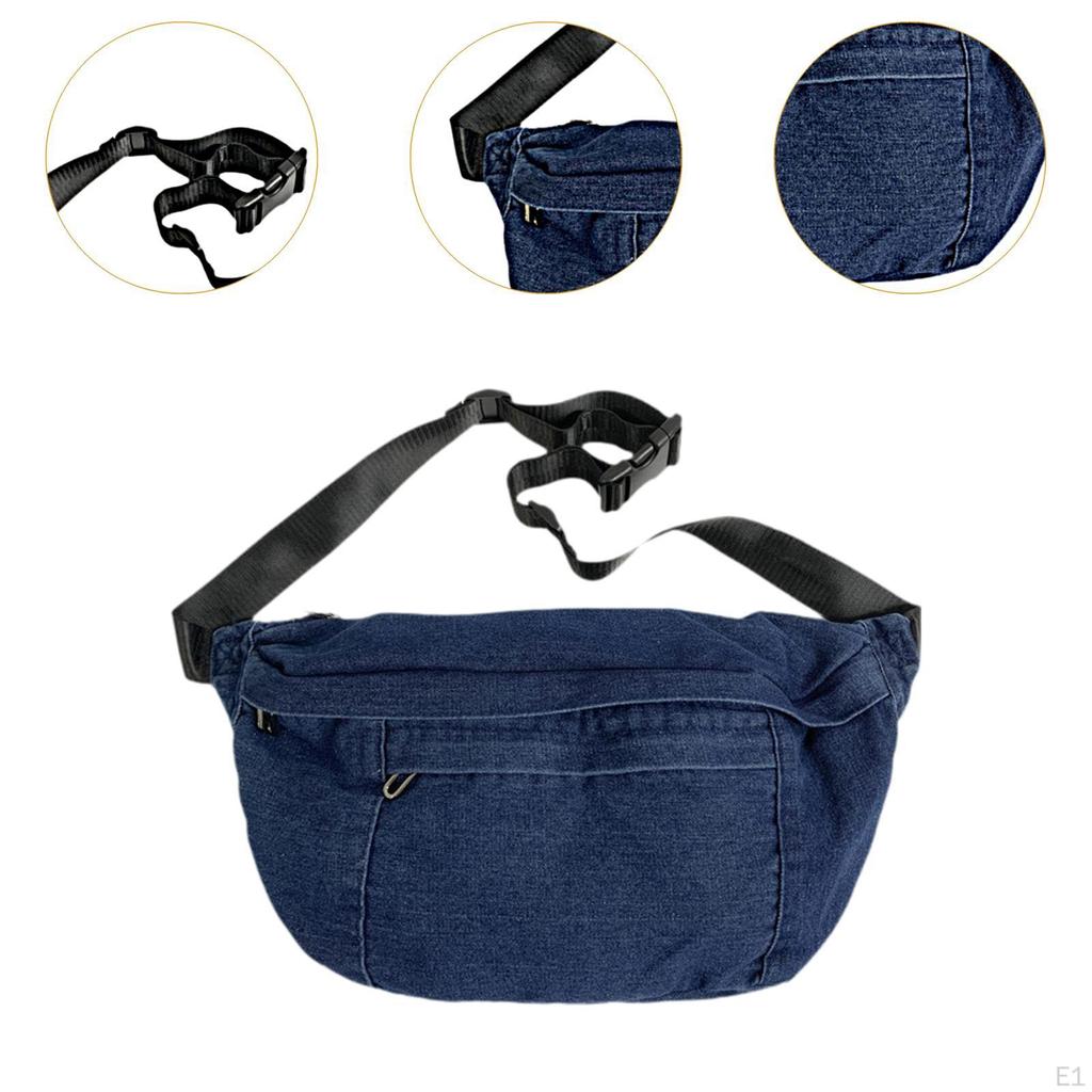 Waist Bag for Women, Retro Design Shoulder Bag, Chest Hiking, Fishing