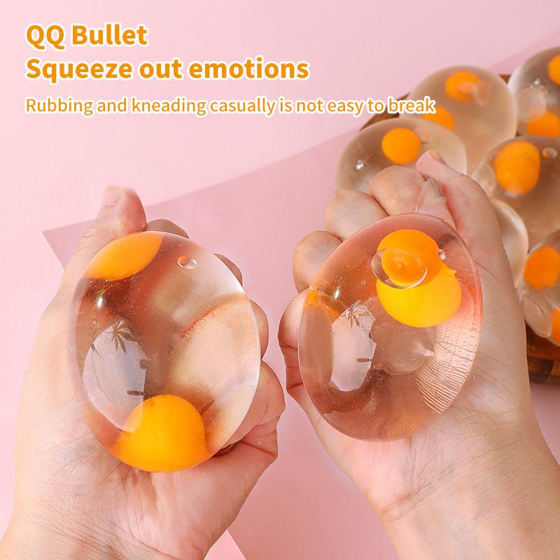Tricky Decompression 3D Egg Pinch Ball Силиконовый Push Its Bubble Антистрессовые игрушки