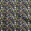Cotton Flex Black Fabric Video Game Quilting Supplies Print Sewing Fabric By The Yard 40 Inch