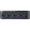 Переключатель для совместного использования периферийных устройств USB 3.0 4x4 (переключатель) Доступ к 4 периферийным устройствам с 4 компьютеров Совместим с Mac/Windows/Linux HBS304A24A