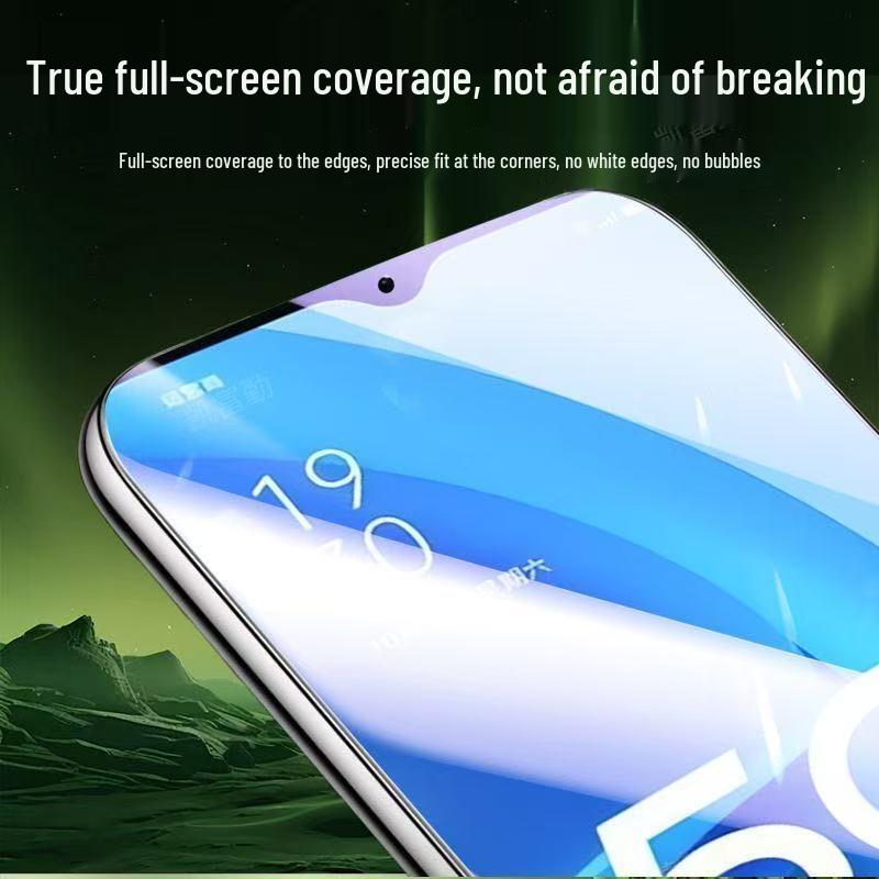 Защитное стекло для экрана OPPO A55/A56s, без белых краев, защита от синего света, полное покрытие