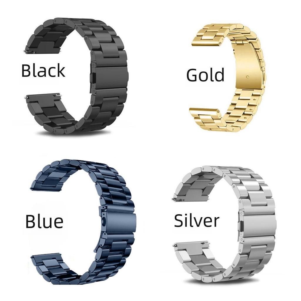 Универсальный трехкомпонентный ремешок из нержавеющей стали для часов Huawei и Samsung Galaxy 42 мм/46 мм