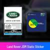 Электростатическая наклейка на лобовое стекло Land Rover JDM для Evoque, Velar, Discovery
