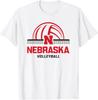 Официально лицензированная футболка Nebraska Cornhuskers Volleyball Smash