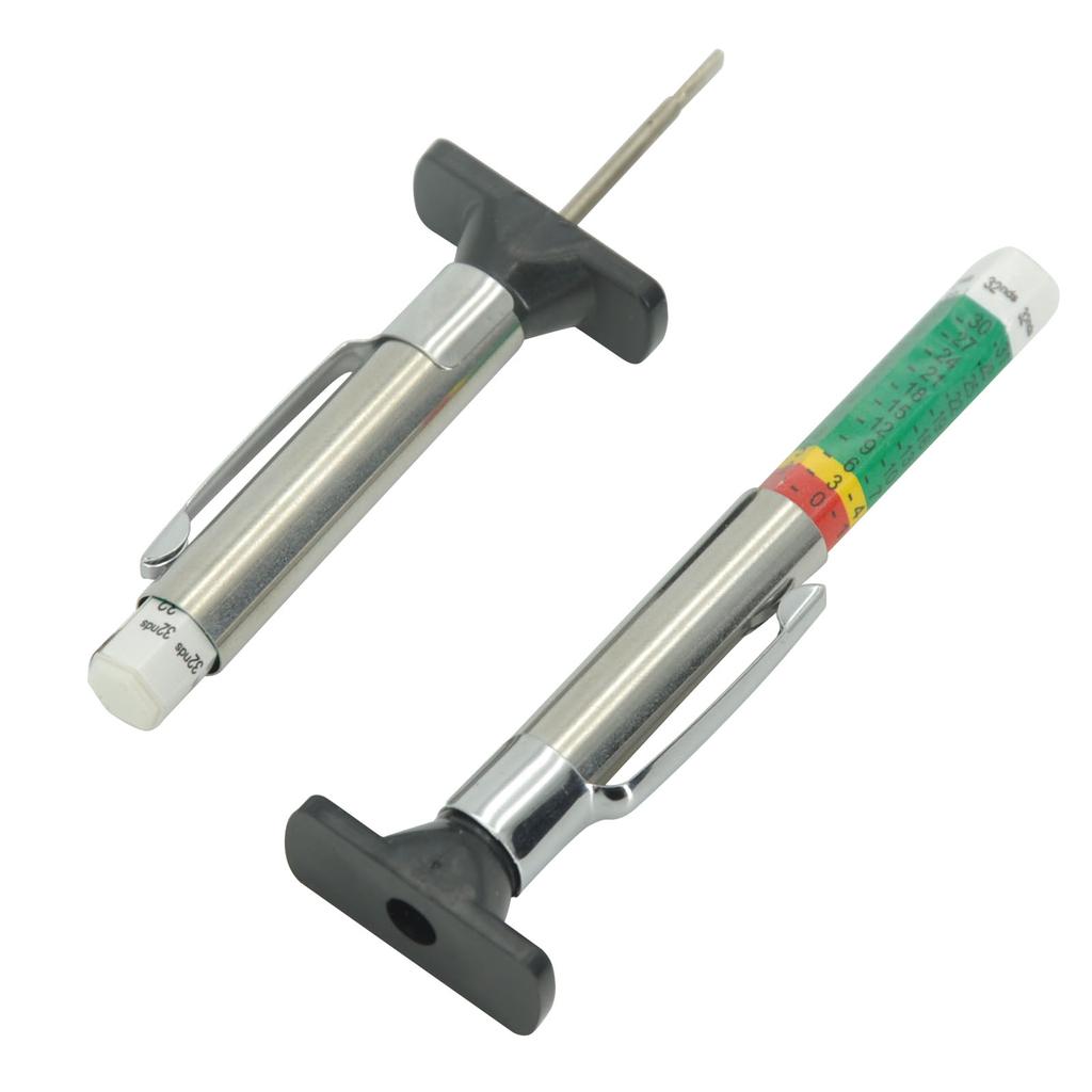 Car Tyre Measuring Pen Coded Tread Depth Tool Cylindrical 25mm Detection Gauge Auto Repair Inspection ComponentsTackle