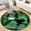 1 шт. Круглый ковер THE Matrix Office, Под офисные стулья, Спальня, Гостиная, Декор для дома, Декор комнаты, Доступен в различных размерах