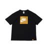 Logo Print Crew Neck Short Sleeve T-Shirt Men Tops Black DR7756-010