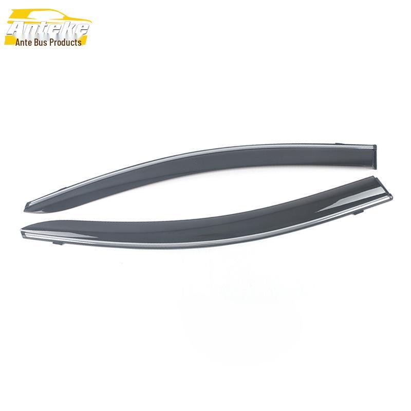 Rain Deflector with Plastic Bright Strip, Compatible with JAC 15 Models Refine M3/M5 Sun Visor Trim Accessories.