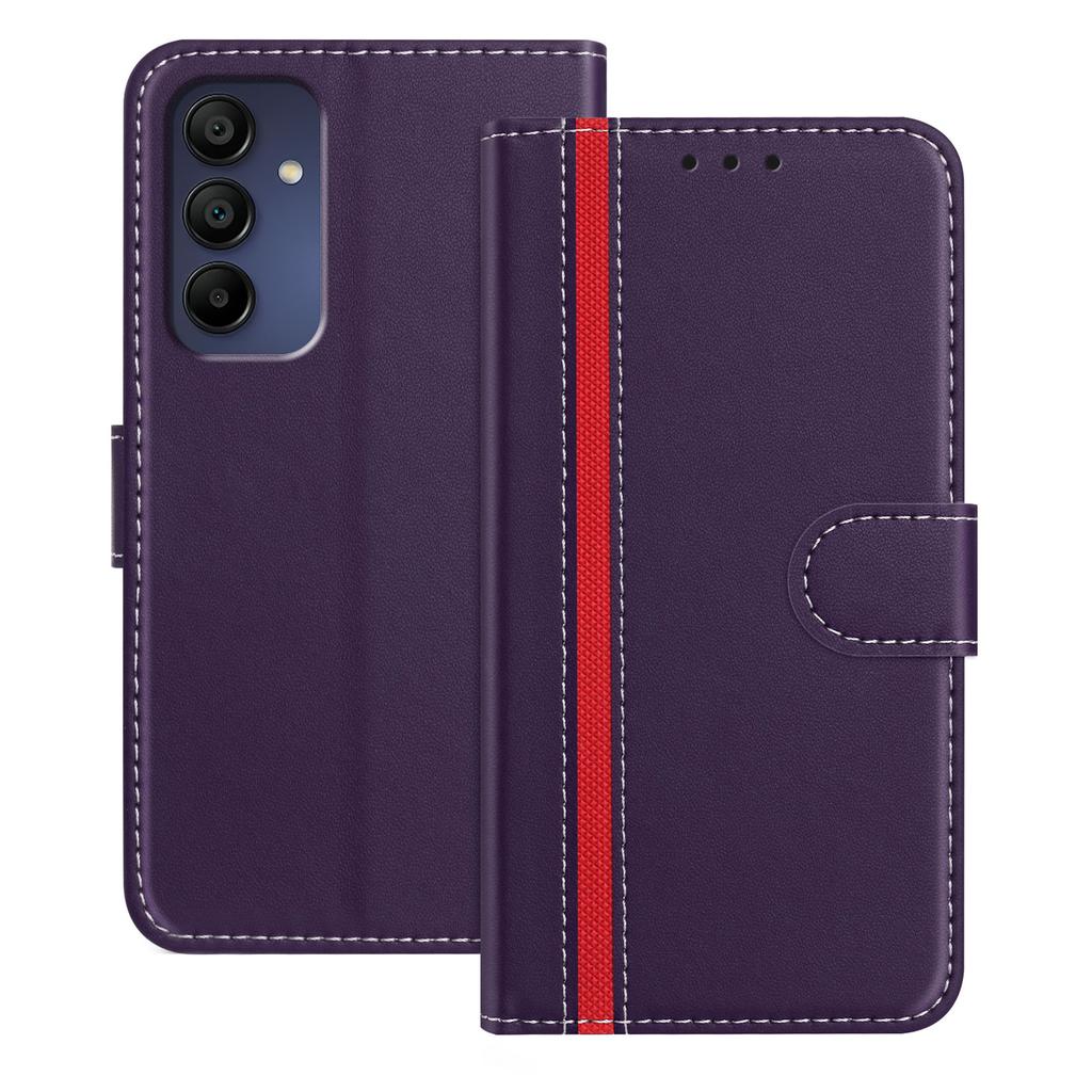 Для Samsung Galaxy A16 5G Чехлы для телефонов Кошелек Подставка Цветная кожаная обложка с магнитной застежкой