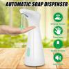 200ML Automatic Sensor Liquid Soap Dispensers Infrared Smart Sensor Touchless Sanitizer Dispenser for Kitchen Bathroom White White