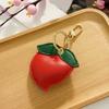 Очаровательный брелок-подвеска для сумки в виде фруктов Банан Персик из ПУ кожи, аксессуар для подвешивания, украшение для женщин