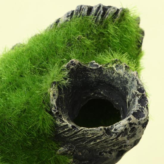 Моделирование ствола дерева Аквариум Декорация Мох Рыба Креветки Убежище Смоляная пещера Дом Убежище Аквариум Ландшафтный дизайн Аксессуары для аквариума