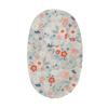 Чехол для стомного мешка с цветочным принтом, круглая форма, портативный защитный хлопковый ректальный мешок для стомного мешка для душа