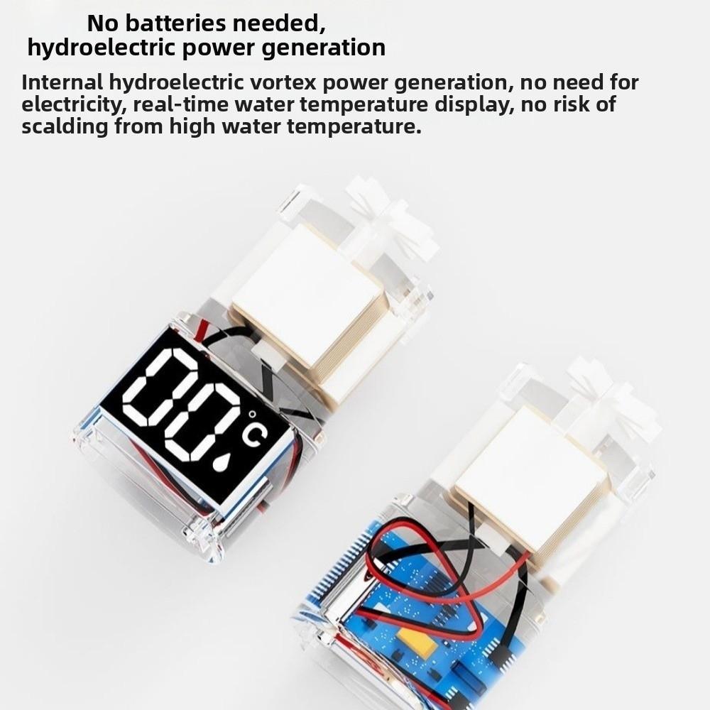 Intelligent Temperature Shower Nozzle Thermometer Hydroelectric Thermometer For Babies