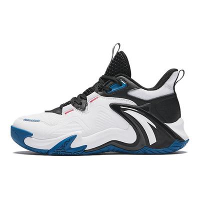 Детские кроссовки Air Space, удобные, нескользящие, амортизирующие, износостойкие, дышащие, низкие, для баскетбола, детские кроссовки, белые, черные A12431102-1