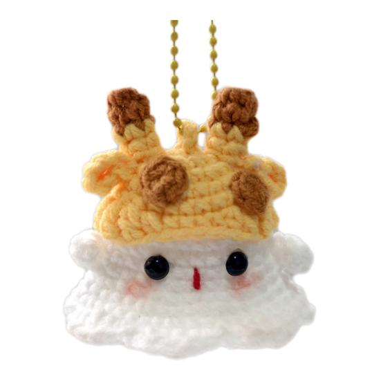 Хэллоуин Крючком Призрак Орнамент Милый Ручной Работы Вязаный Лягушка/Кот/Паук/Клубника Призрак Подвесное Украшение для Зеркала Заднего Вида Автомобиля