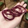 Случайный цвет Лаконичное женское кольцо для волос Резинка для волос Веревка Высокая эластичность 4 в 1