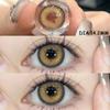 EYESHARE 2Pcs Natural Brown Contact Lenses Yearly Contact New Korean Cosmetics Beauty Blue Eyes Makeup Pupils