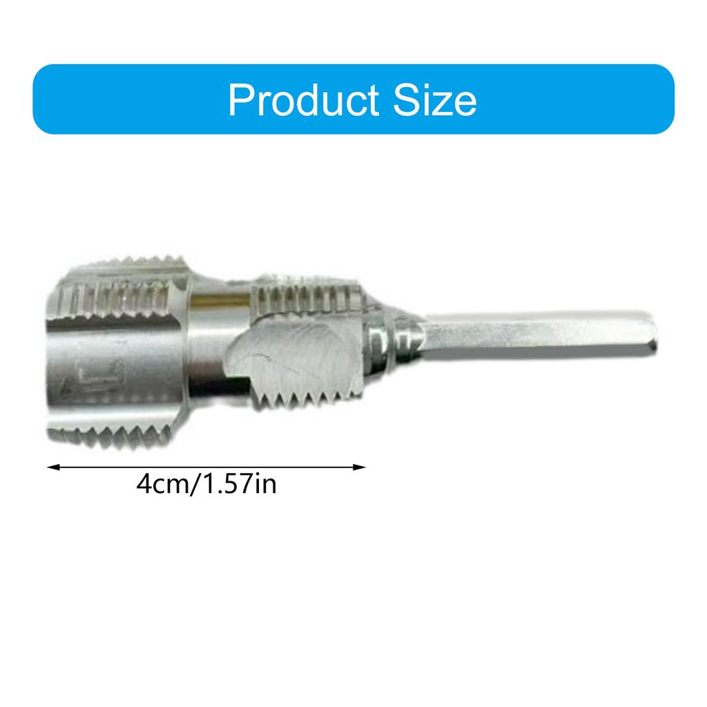 6,35 мм шестигранный адаптер для расширения водопроводной трубы, адаптер для электрической дрели для водопроводной трубы 1/2 3/4 дюйма, детали электроинструмента