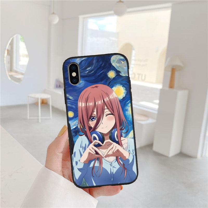 CJ78 Miku Nino Itsuki Nakano Phone Case for Samsung Galaxy S20 S21 S22 Ultra FE + Plus A21S A22 A24 A25 A26 A30 A30S A31
