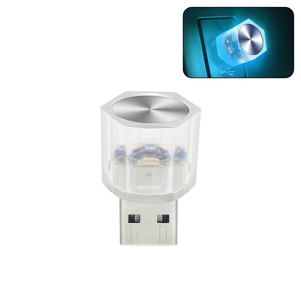 Автомобильный USB-светильник для салона автомобиля, атмосферное освещение, светодиодные фонари, автомобильная лампа для чтения, украшения, декоративные