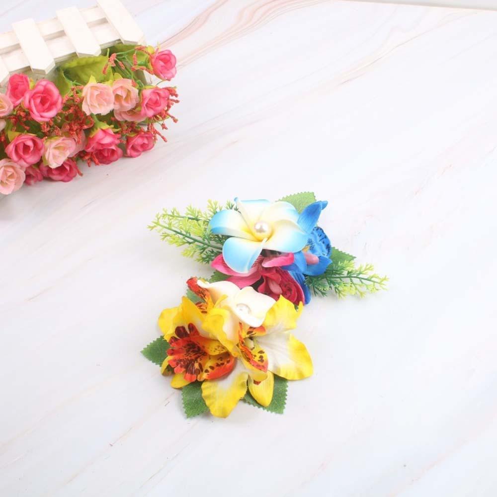 Thai Style Frangipane Hair Clip Sweet Girls Hairpin Eggs Flower Side Clip Beach