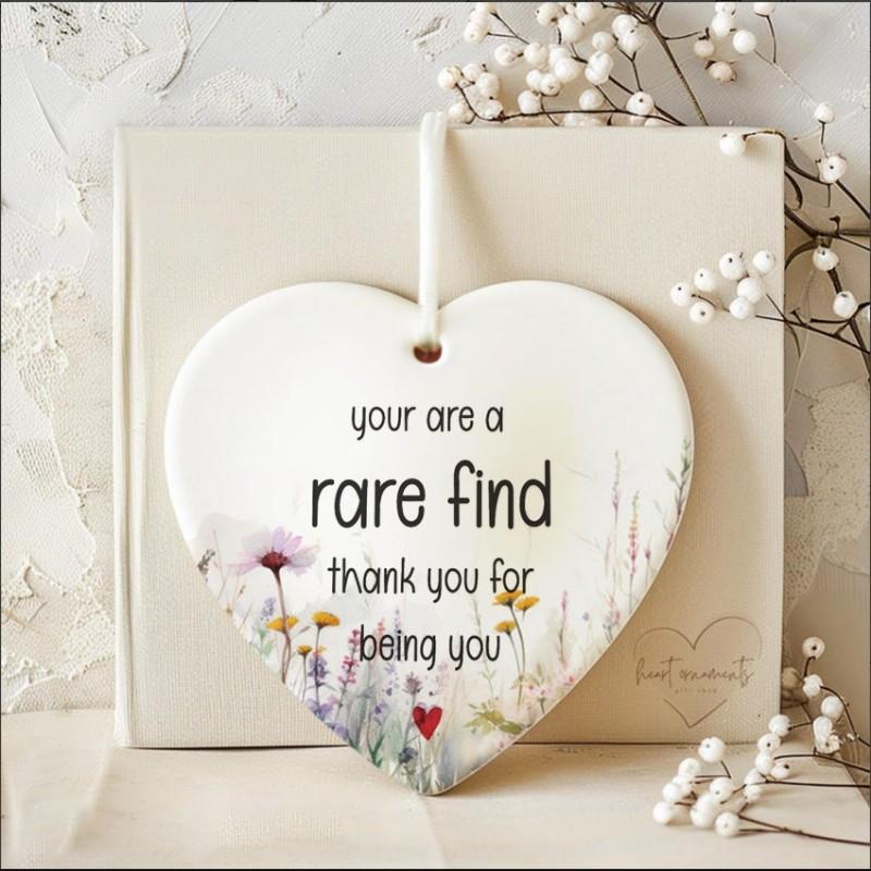 Friends Plaque, Ceramic Heart Gift, Unique Friendship Gift For Best Friend, Ceramic Hanging Heart, Gift For Friend, Christmas Gift