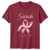 Sarah October 2025 Supported By Love Breast Cancer Awareness Unisexs Unisexs Tee