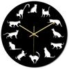 Accurate Timekeeping Modern Wall Clock Non Ticking Battery Operated Wall Clocks Minimalistic Wall Clock for Kitchen