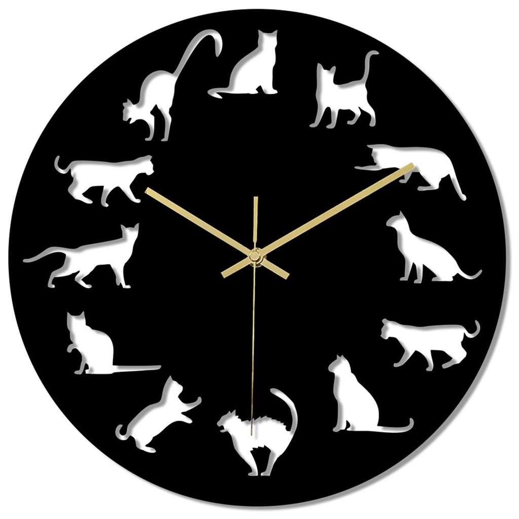 Accurate Timekeeping Modern Wall Clock Non Ticking Battery Operated Wall Clocks Minimalistic Wall Clock for Kitchen