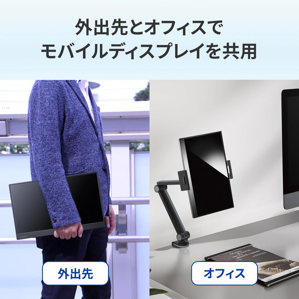 GOPPA Mobile Display Arm, Clamp Type (up To 17.3 Inches), GP-DPA17LC/B-EC