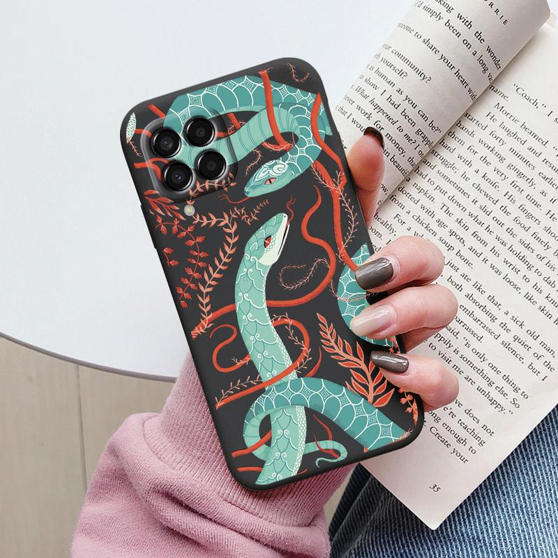 Для Samsung Galaxy M33 M53 5G Чехол Милый Модный Сердечки Цветы Мягкий Силиконовый Бампер Чехол Для Samsung M13 M15 M55 M35 Fundas TPU