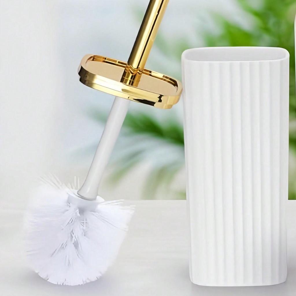 Туалетный ершик с длинной ручкой и жесткой щетиной для уборки без мертвых зон