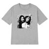 Модная футболка с принтом Aaliyah и Selena, уличная, хип-хоп, унисекс, с коротким рукавом, винтажный топ унисекс