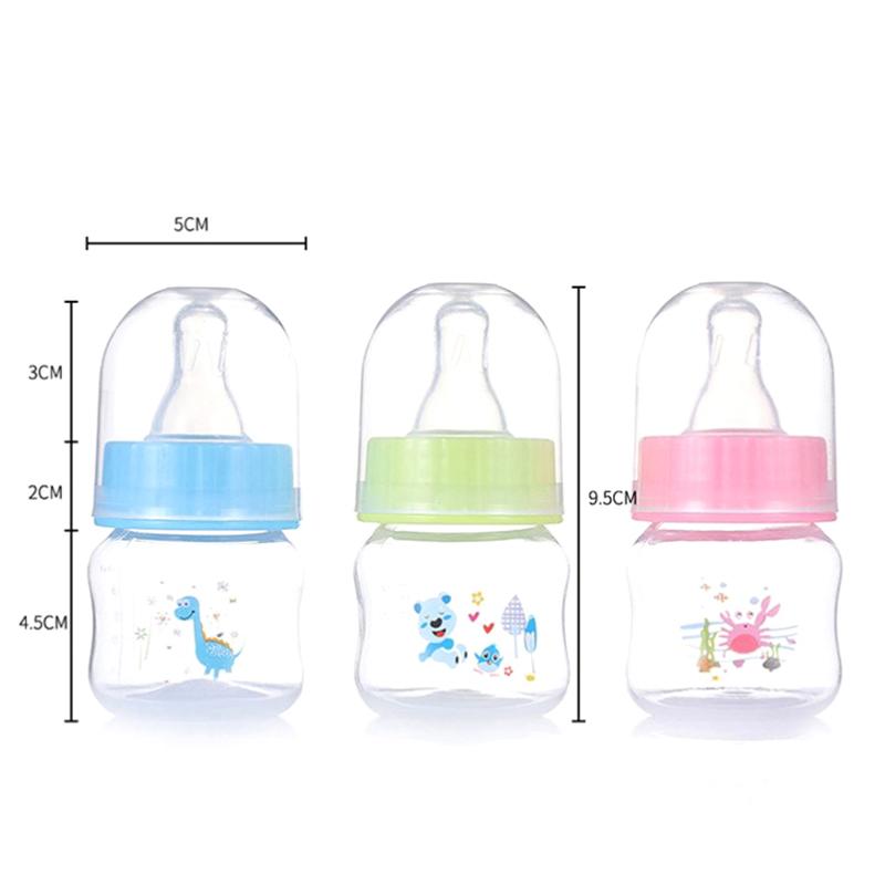 50 мл мини-портативная бутылочка для кормления ребенка, не содержащая BPA, безопасная для младенцев