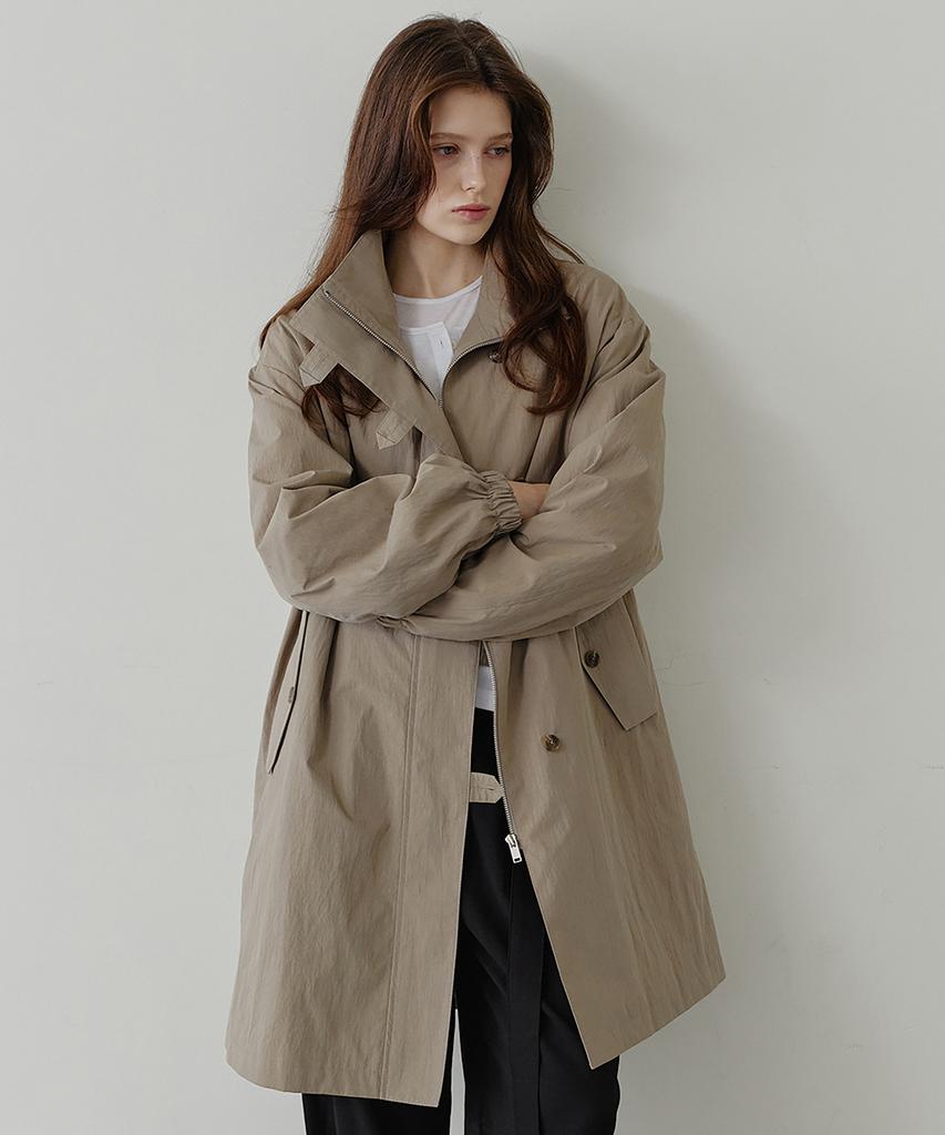 MAKE A TOAST Fishtail Padded Field Jacket (Khaki) Mbffpd003Kk