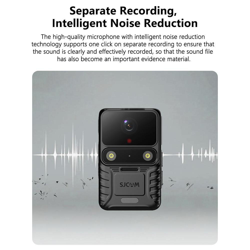 SJCAM A50 4K Носимая камера для тела Wi-Fi Спортивная видеокамера 12MP Ночное видение IP65 Водонепроницаемая