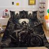 Красивое одеяло с принтом черепа, комплект двойного размера, покрывала из микрофибры, модный домашний текстиль высокого качества