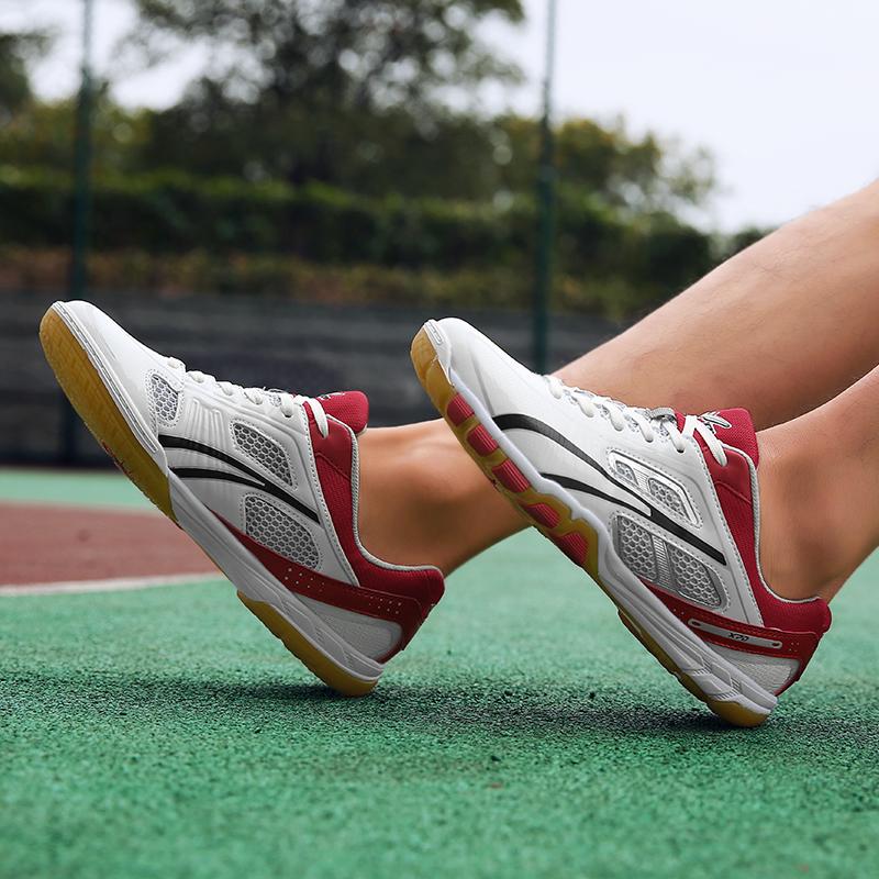 Подростки и взрослые, высококачественная амортизирующая, противоскользящая, износостойкая, модная повседневная спортивная обувь для бадминтона, обувь для настольного тенниса