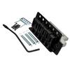 Musiclily Tremolo Bridge Unit for ST Strat Electric Black 10.5mm Guitars,