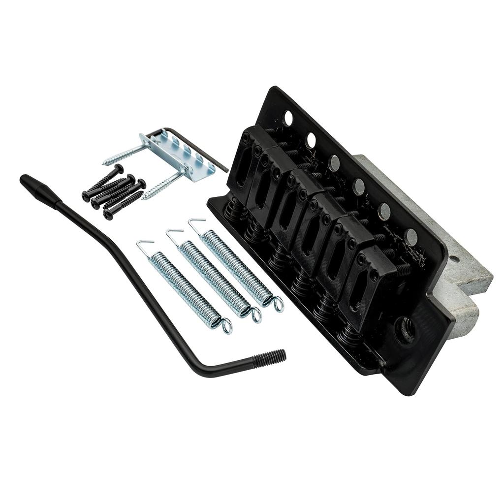 Блок тремоло Musiclily для электрогитар ST Strat, черный, 10,5 мм,