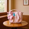 Solid Color Makeup Case Pouch Large Capacity Toiletry Pouch  for Outdoor Traveling