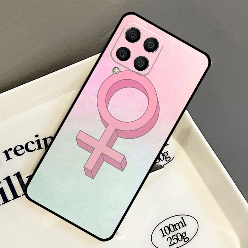 Чехол с надписью 'Feminist Girl Power Women' для Samsung Galaxy M14 M34 M54 M56 M16 M36 M13 M15 M35 M55 M11 M31 M53 M51 M12 M32 M52
