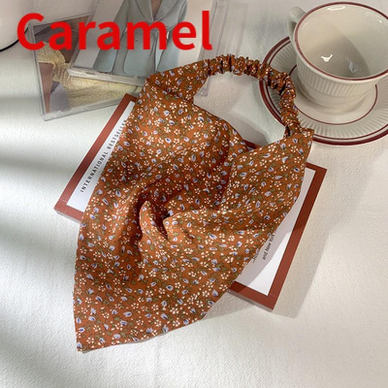 Женская бандана, повязка для волос, шарф, головной убор с принтом, головной убор на запястье, шарф для волос, головные уборы, аксессуары для волос, подарки